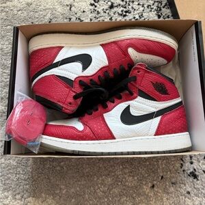 JORDAN 1 SPIDER-MAN ORIGIN STORY   SIZE 7